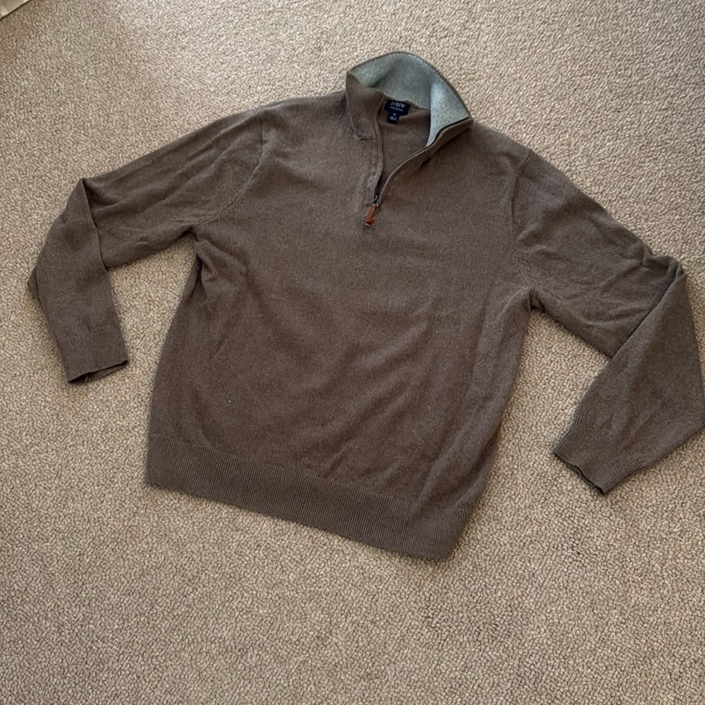 JCrew 100% cotton men’s sweater